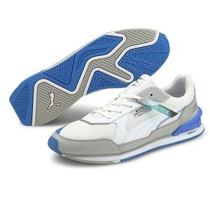 White Mercedes F1 Low Racer Sneaker - Men